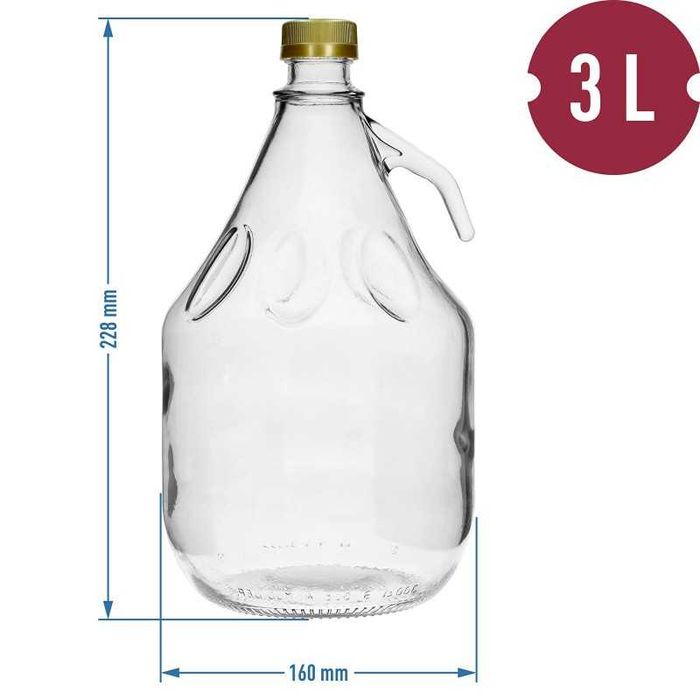 Butelka DAMA 3L + zakrętka