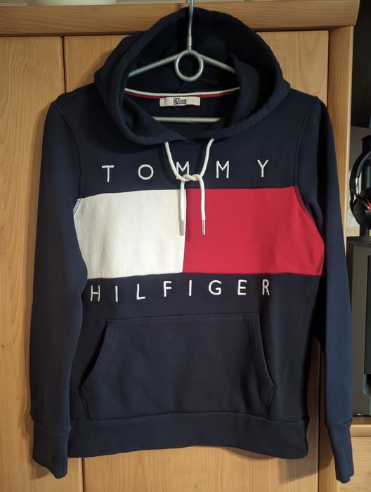 Tommy Hilfiger bluza oryginalna z kapturem