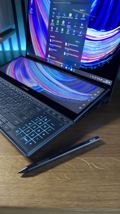 Laptop ASUS Zenbook Pro Duo 32ram i9 RTX3070 - Komputer do pracy/gier