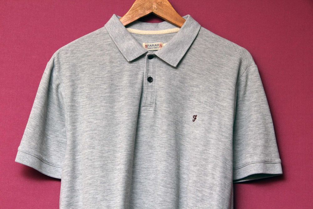 FARAH рр L поло из хлопка плетения пике