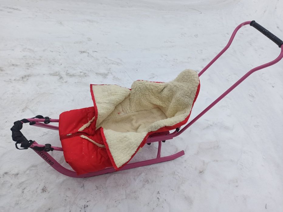 Санки Piccolino з конвертом на овчині
