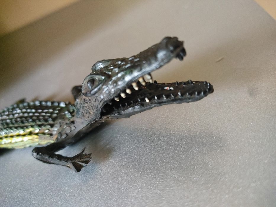 Вiнтажний гумовий крокодил 1970-тi
