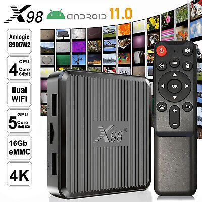 ⫸≻налаштована SmartTV X98Q 2gb/16gb Amlogic Смарт ТВ приставка android
