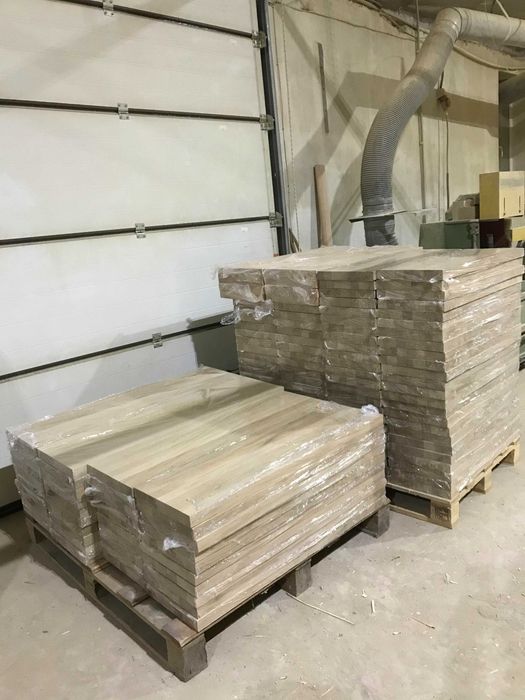 Trepy,stopnie,schody z drewna dębowego grubość 40mm