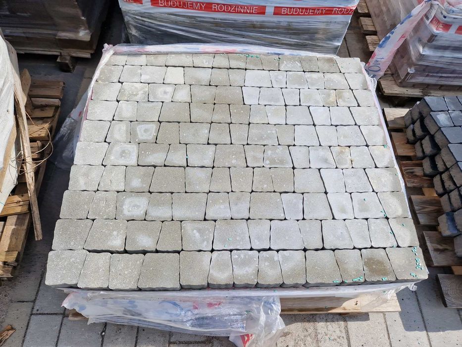 Kostka Brukowa Savona Klasyczna Szara 6 cm Trapez Podjazd II gatunek