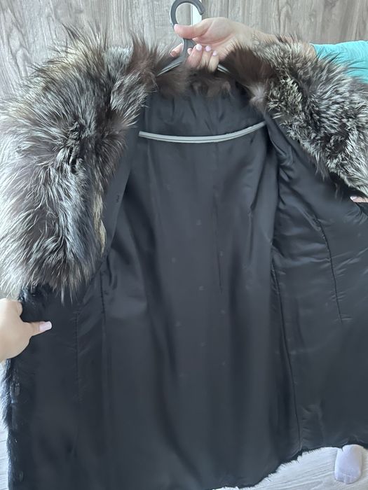 Шуба з натуральрої кози