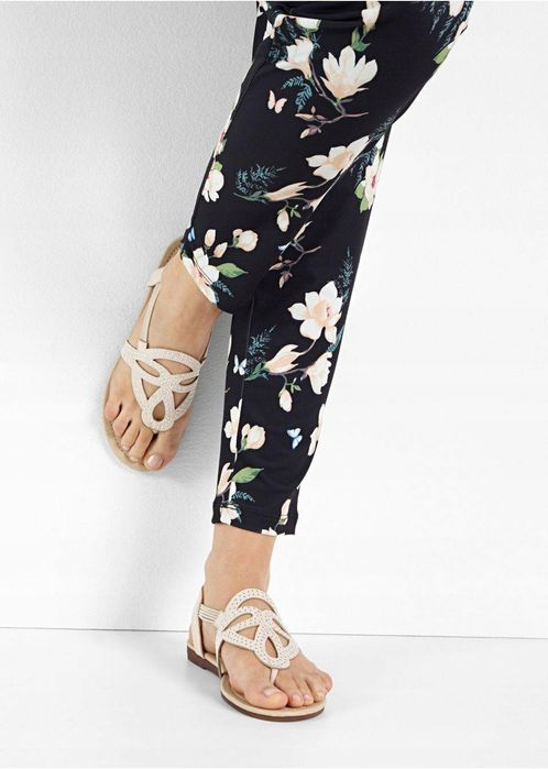 B.P.C sandały japonki z dżetami 36