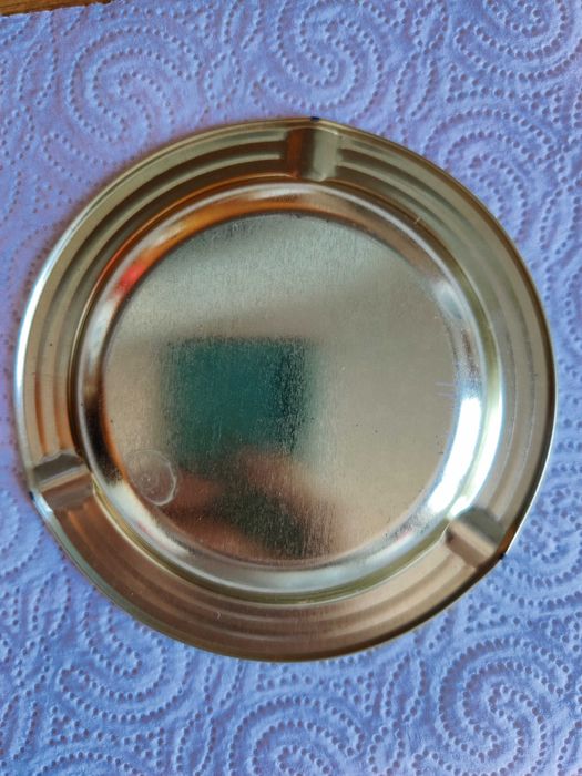 Popielniczka Reklama Oscar American Blend Metal Litografia Czarna