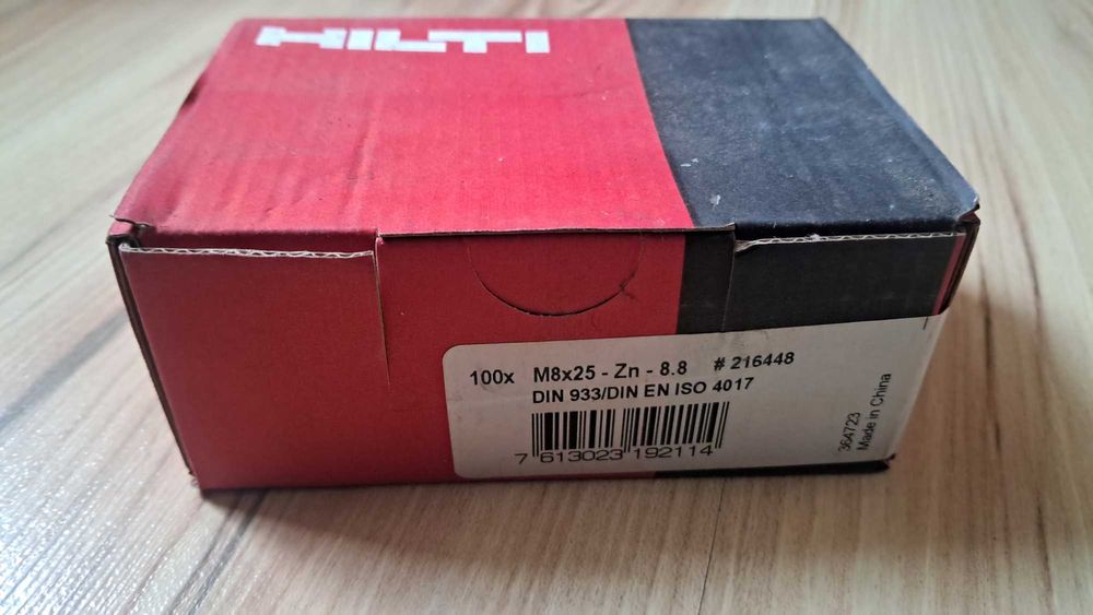 Śruby  szesciokątne Hilti M8x25-8,8