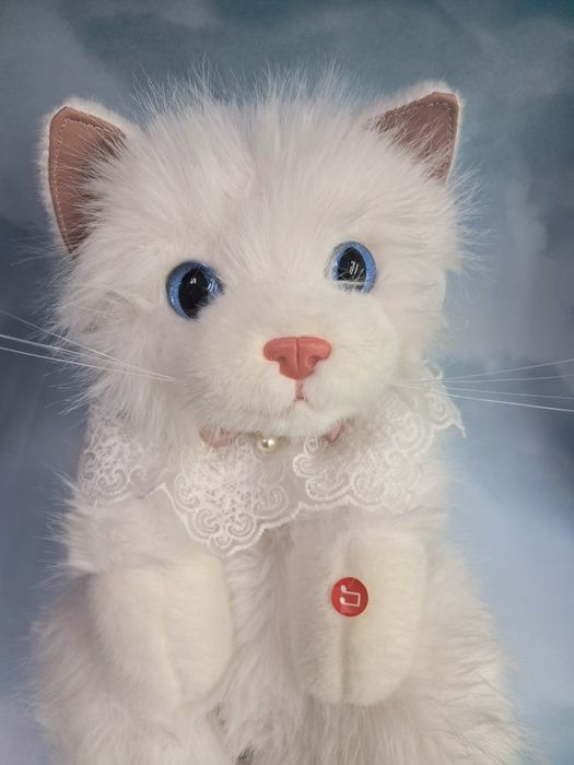 Іграшка рюкзак пухнастий кіт музичний