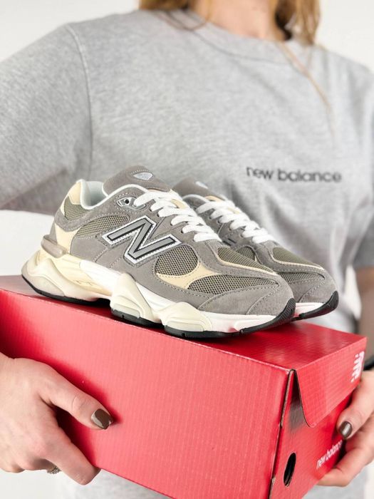 Жіночі кросівки нью беланс New Balance 9060 Grey Beige [36-41]