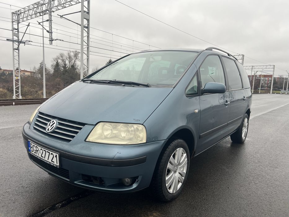 Volkswagen Sharan 2.0 benzyna + gaz * hak * 7 osobowy