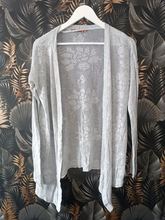 Kardigan damski ażurowy