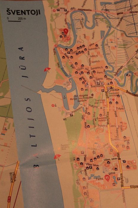 Palanga-Swentoji-LITWA-PLAN MIASTA-1607