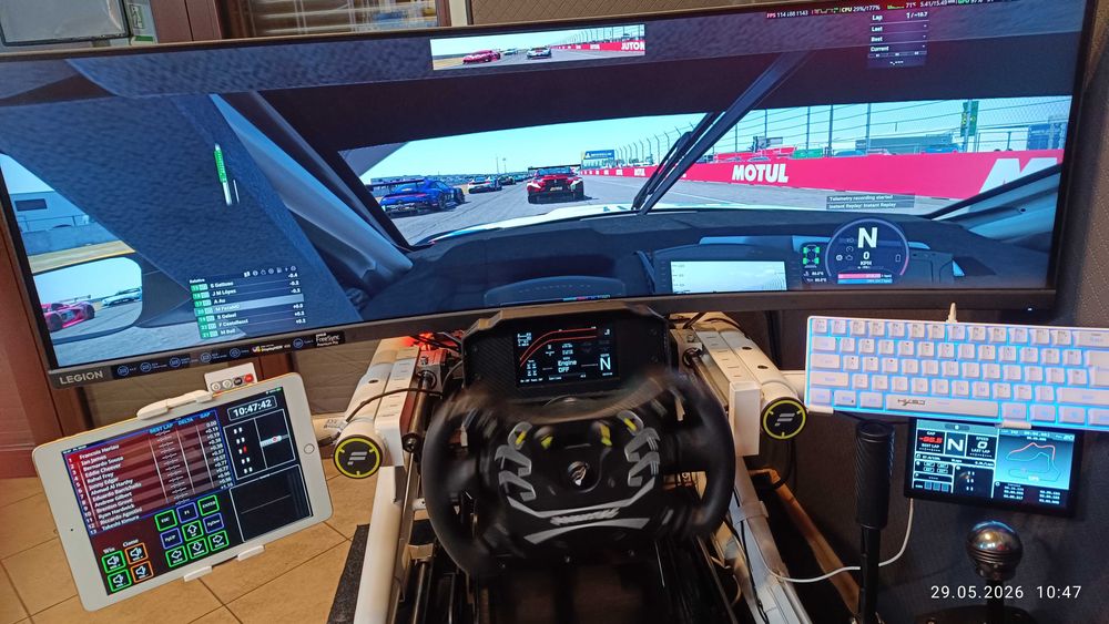 Bolid Fanatec DD+ 18Nm Zestaw z PC, Kokpit wyścigowy, simracing