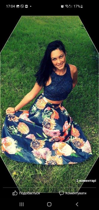 Сукня вечірня, фотосессія