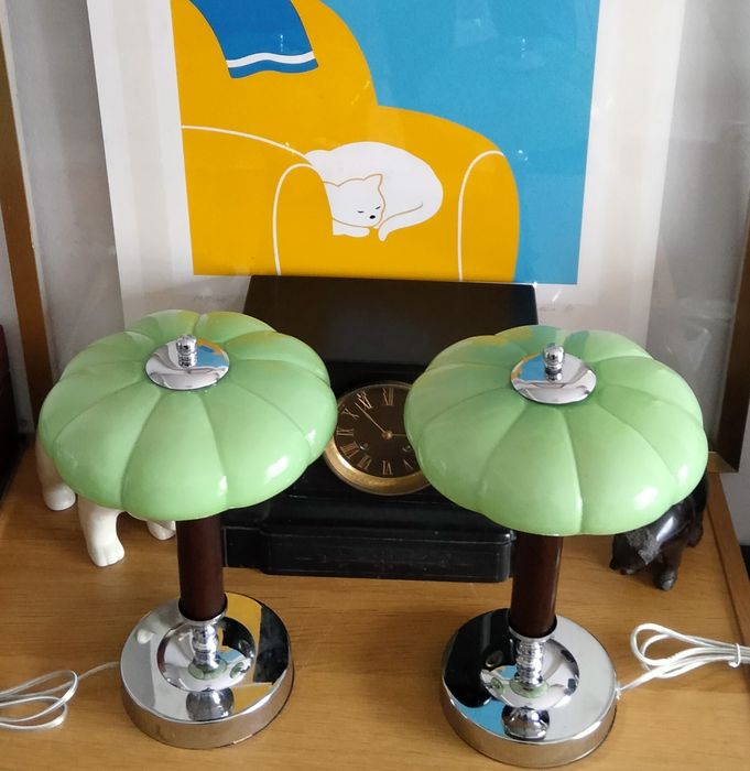 Candeeiro de mesa tipo Arte Deco
