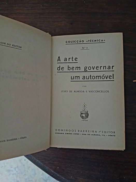 livro RARO "Manual Audco" e "A Arte de Bem Governar um Automóvel"