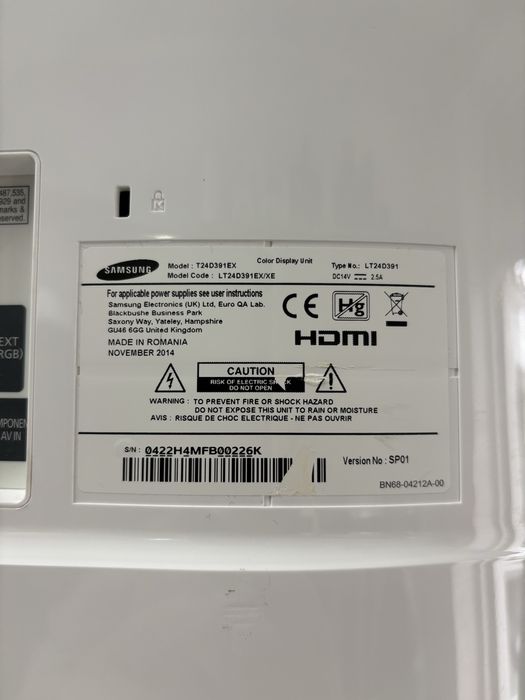 Телевізор-монітор Samsung T24D391EX (гібридний пристрій)