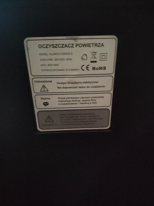 Oczyszczacz powietrza Klarta Forste 2