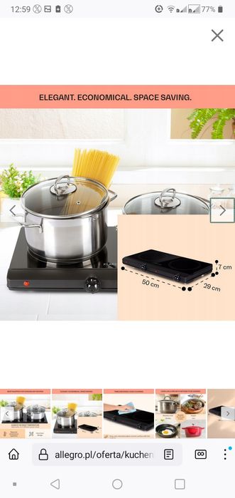 (Super Promocja) Nowa kuchenka elektryczna/ Cookbuddy / Klarste