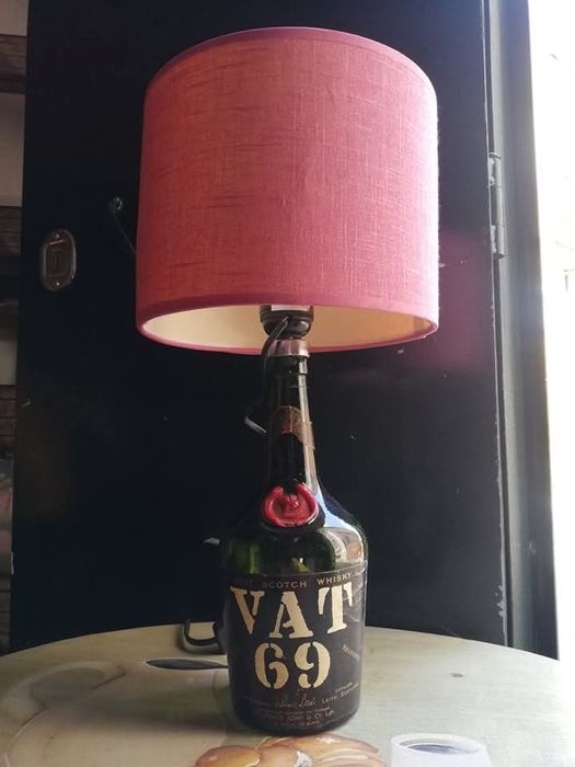 Candeeiro em vidro Vat 69