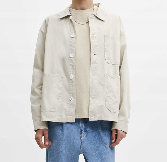 Pull&Bear M 38 nowa męska katana koszulowa koszula bawełniana 100%