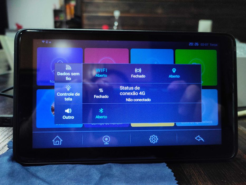 GPS Android 7'' 4G + Dashcam (DVR) - 2GB/32GB + SD 64GB