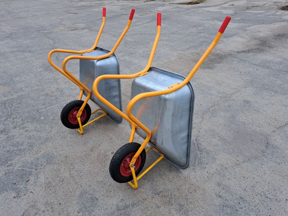 Тачка строительная Vitol-6. Крепкая садовая тачка (6404). Доставка.