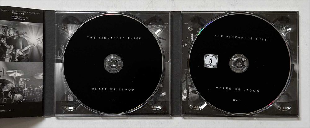 CD+DVD_The Pineapple Thief, Where We Stood. Muito estimado, como novo.