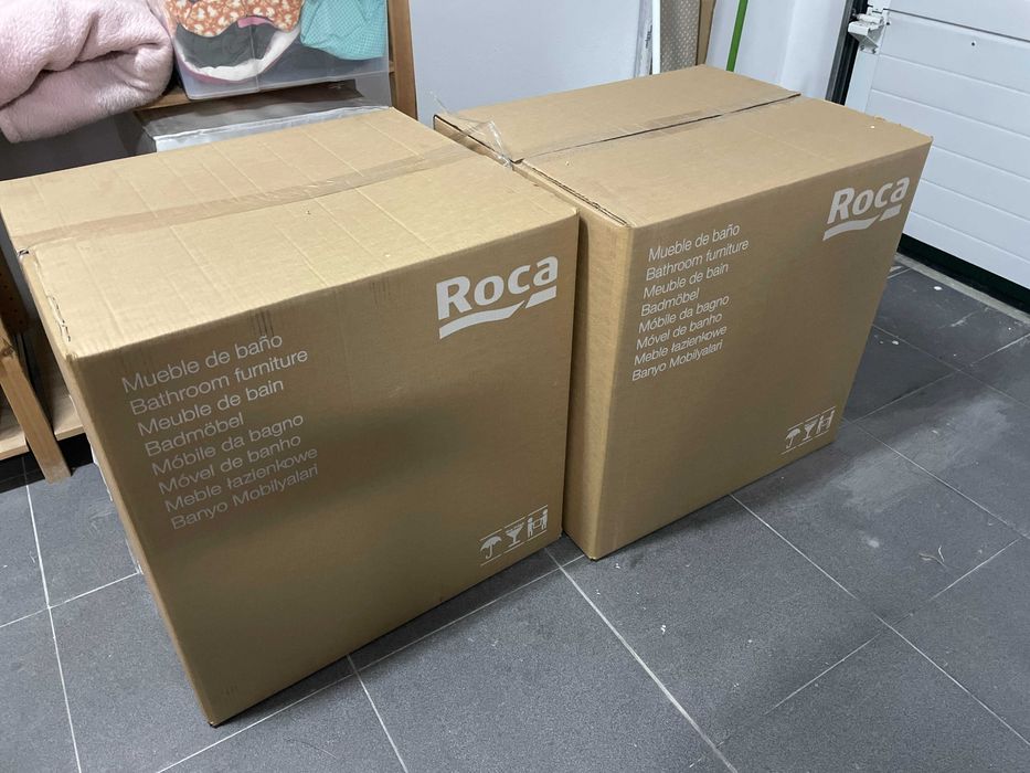 2 Módulos Roca Storia Cinzento Artico 60cm - Em caixa