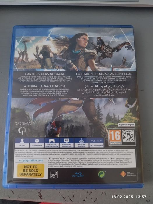 Sprzedam grę Horizon Zero Dawn na PS4