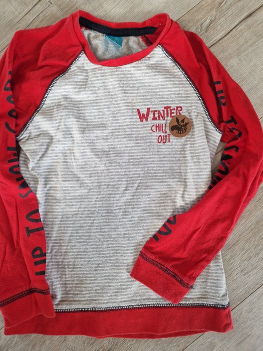 Cienka bluzka na dlugi rekaw little kids 7-8 lat, 128 cm