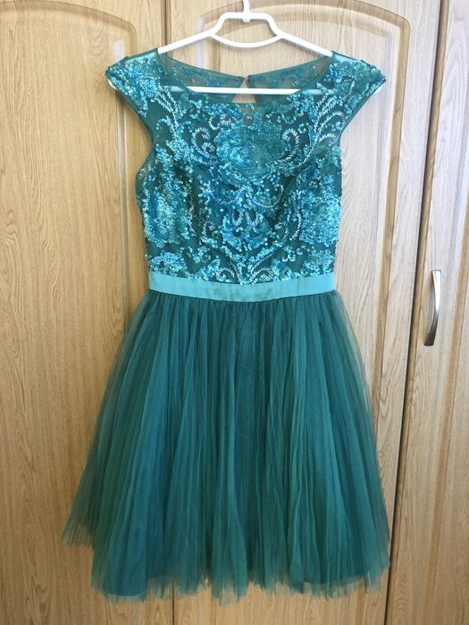 Вечірня сукня  Sherri Hill,смарагдова, випускна, святкова