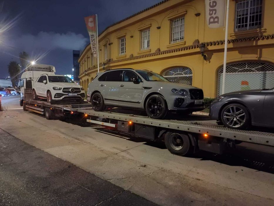 Autotransporter z przyczepą, platforma, Man TGL 12.250 możliwa cesja