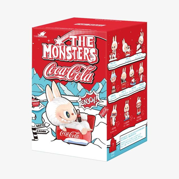 Oryginalne Pop Mart Monster Coca-cola  blindbox labudu  prezent swieta
