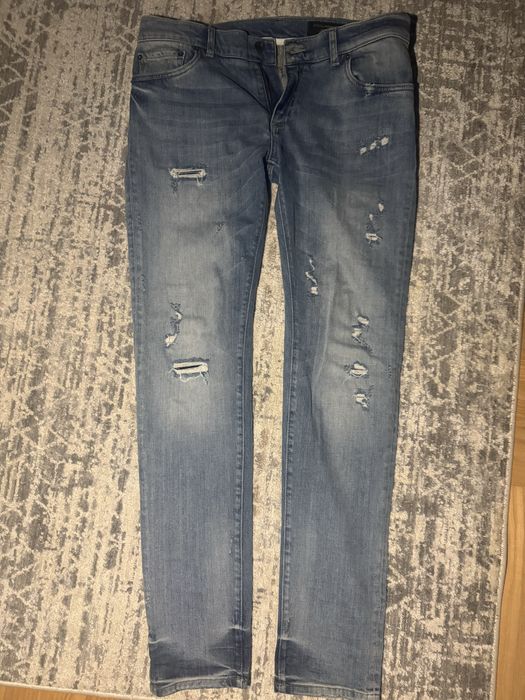 Джинсы дольче габана слим фит