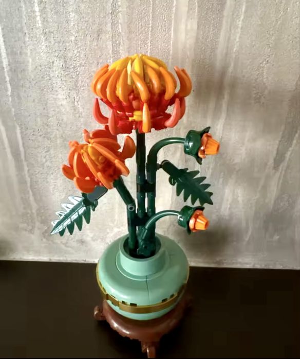 Blocos de construção (flor asiática)