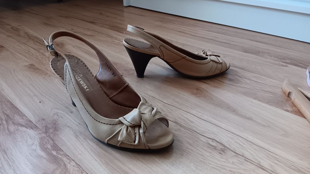 Sandały Zych Staszewski r.37 skóra