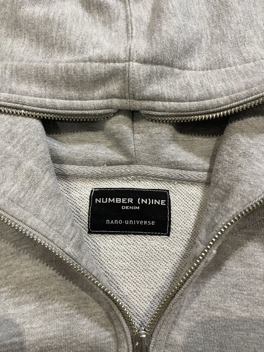 Легит Number Nine full zip-hoodie намбер найн Archive, Vintage, Street