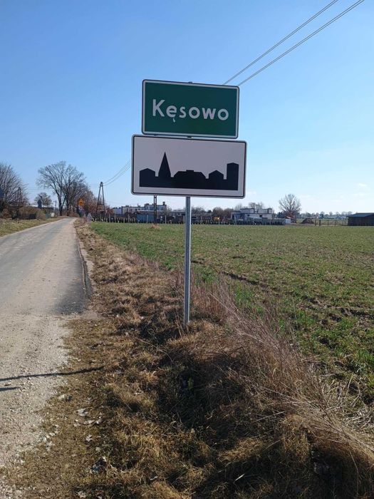 DZIAŁKA BUDOWLANA KĘSOWO - warunki zabudowy i media