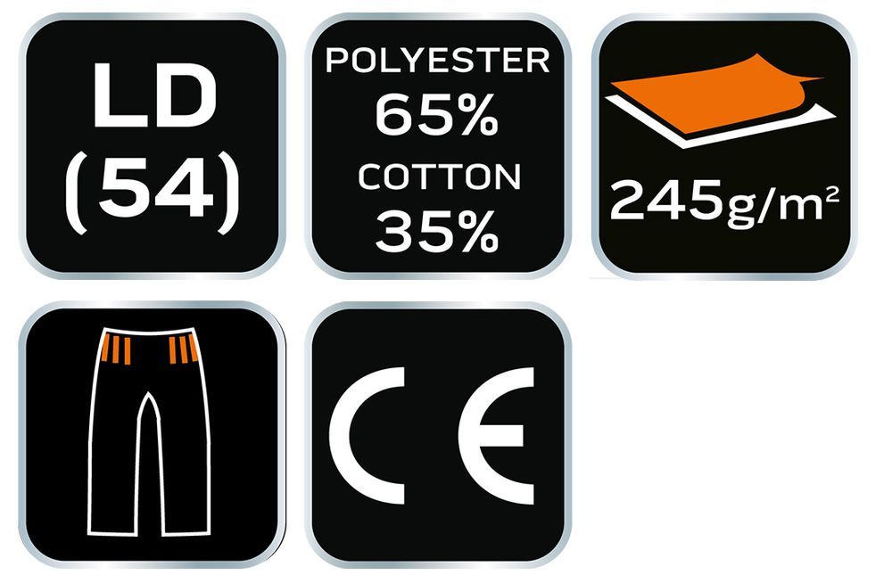 Krótkie spodenki BASIC, rozmiar LD/54