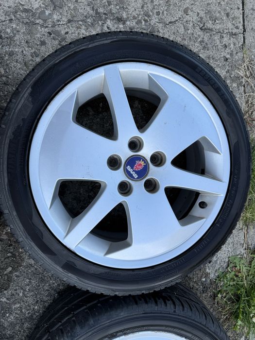 Oryginalne Alufelgi Koła Saab Opel 5X110 ET49 225/45R17