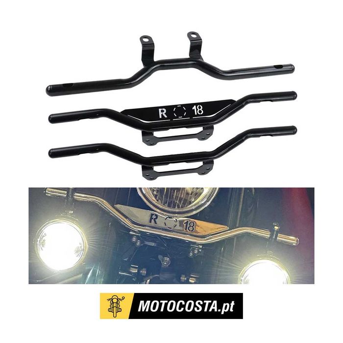 Suporte para Faróis Auxiliares 22mm Aço Inox - BMW R18