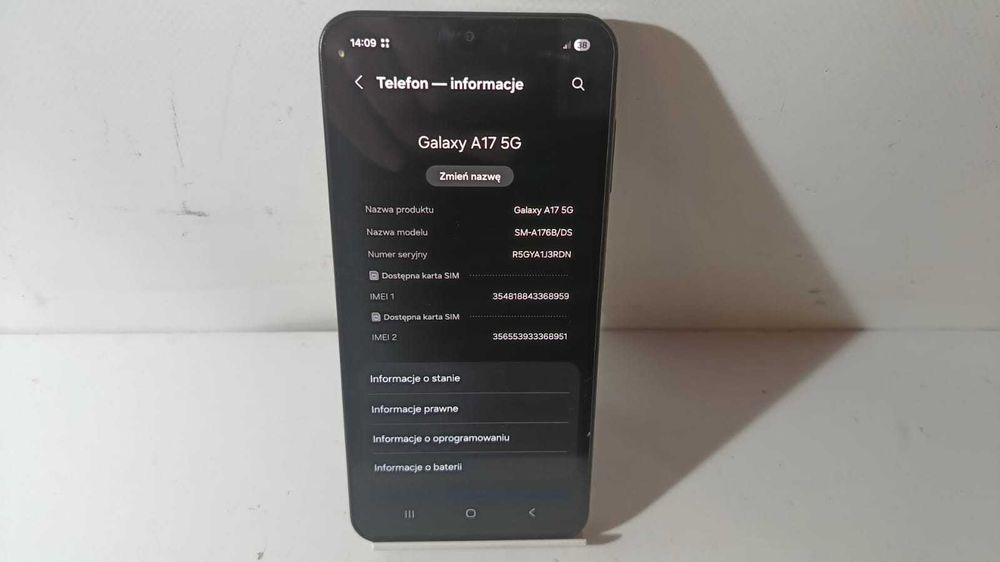 Smartfon SAMSUNG Galaxy A17 5G 4/128GB