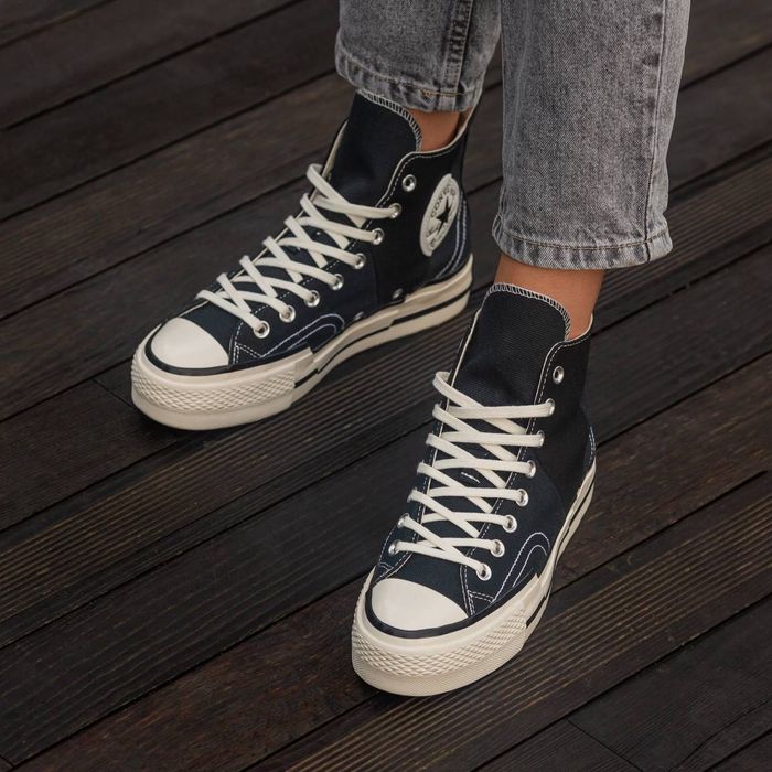 ФЛАГМАН! Converse Chuck Taylor Vintage 70 Plus hi Black\White 37 38 39 40 41 42 43 44 конверс вінтаж