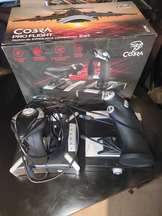 Cobra Flight joystick przepustnica