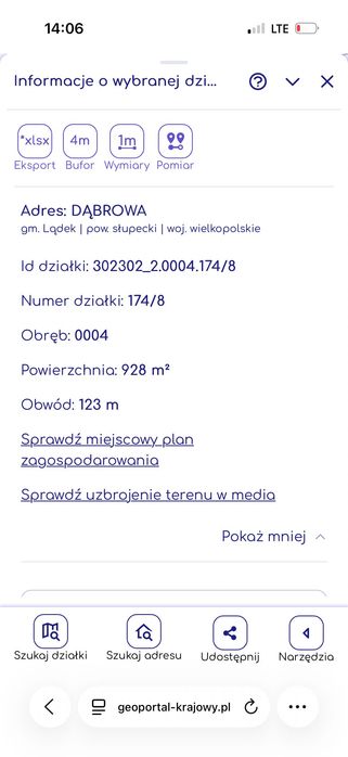 DZIAŁKI BUDOWLANE Z KOMPLETEM DOKUMENTÓW Dąbrowa | gm. Lądek | powiat słupecki - Więcej