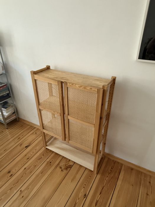 Ikea Ivar - regał  z drzwiami sosna 89x30x124