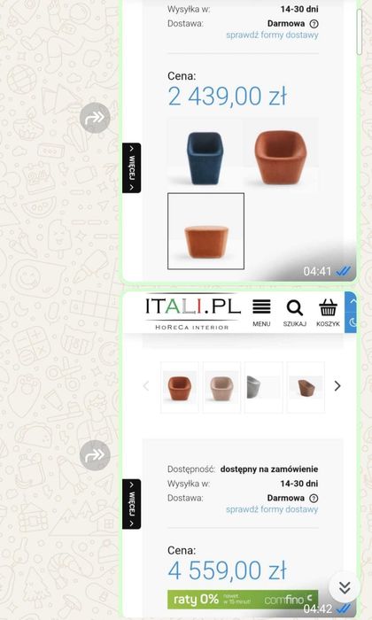 Fotel Log366 PEDRALI fotele pufa pufy log krzesła biuro dom salon